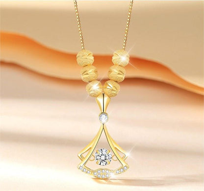 🎉Spring Hot Sale🎉Gingko Necklace with Diamonds