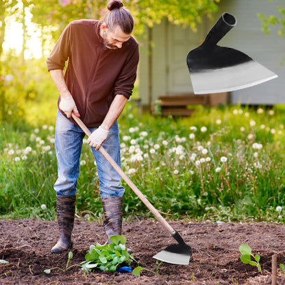 Cabeza de azada para agricultura y jardinería de acero resistente