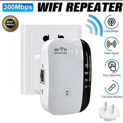 AMPLIFICADOR DE SEÑAL WIFI (Cobertura amplia, a través de la pared)