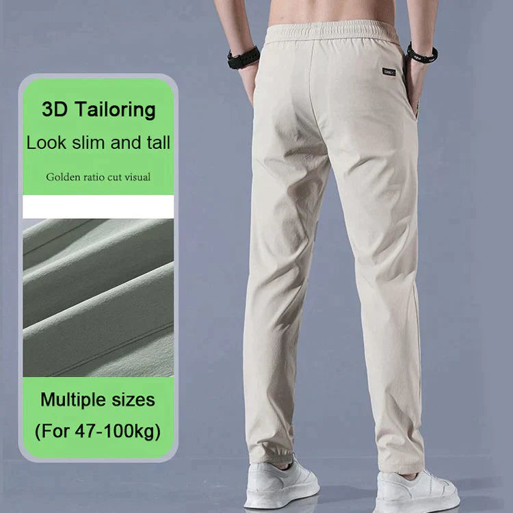 （Servicio de entrega gratuito）--Pantalones elásticos de secado rápido para hombres-1