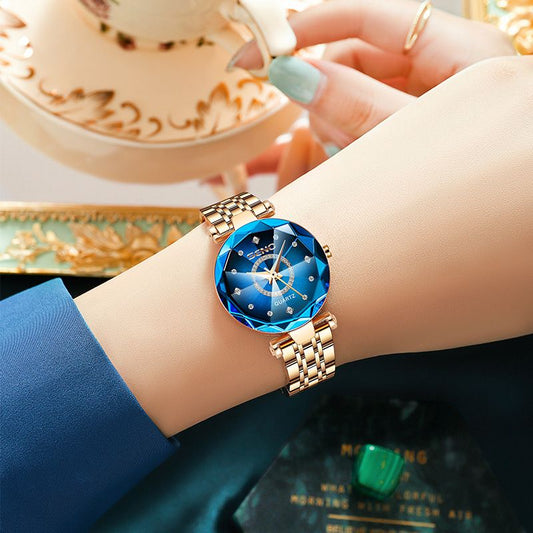 Reloj de acero inoxidable para mujer Delicate Starry-3