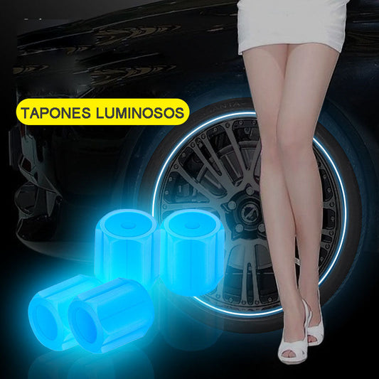 Tapones Luminosos para Válvulas de Neumáticos